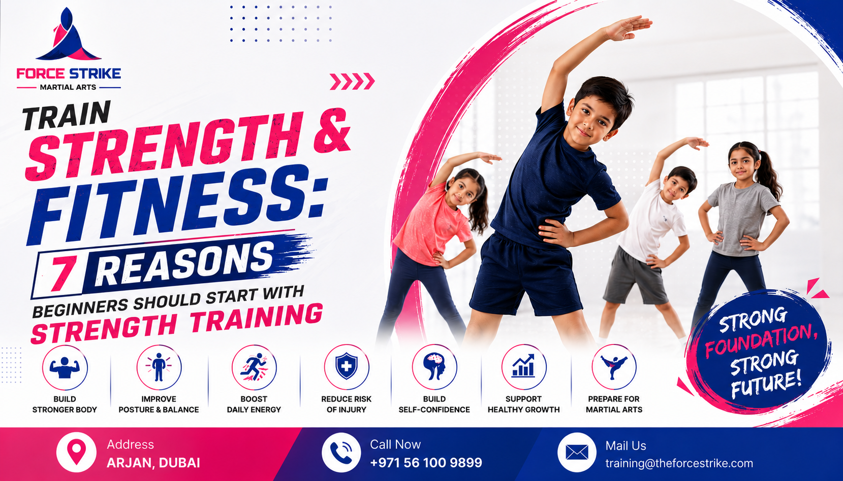 Train Strength & Fitness training for strength, endurance, and overall fitness